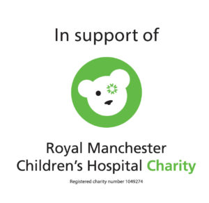 our chosen charity - Royal Manchester children's hospital logo