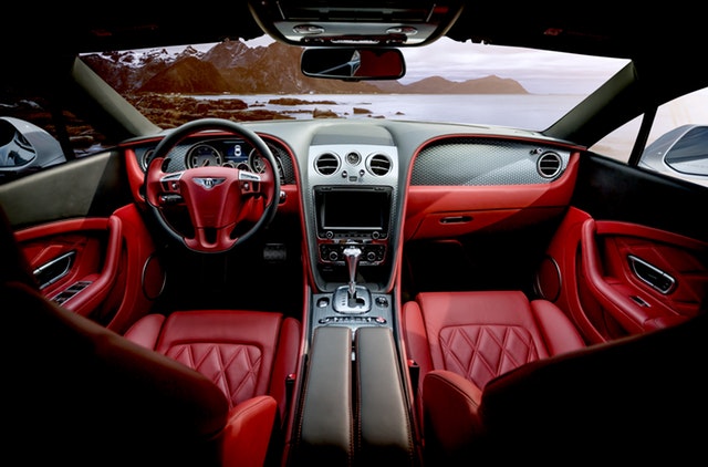 red-car-in-bus-326259
