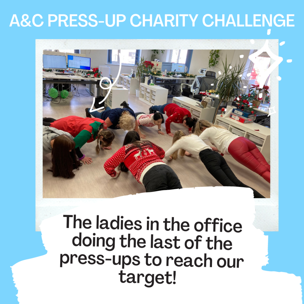 Firstly, we would like to say a big thank you to all clients for your donations so far. We are delighted to confirm we have now completed our 20,000 press-ups for Royal Manchester Children's Hospital and we are so close to reaching our target of £3000!